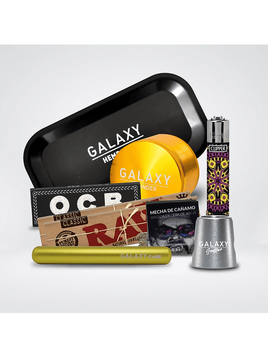 Pack Moledor Aluminio Pro Blue 38Mm - Galaxy 2