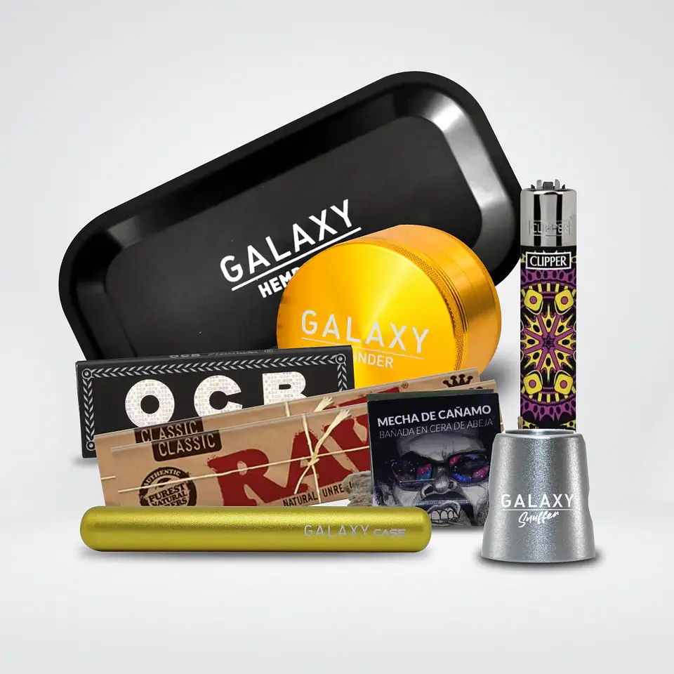 Pack Moledor Aluminio Pro Blue 38Mm - Galaxy 2