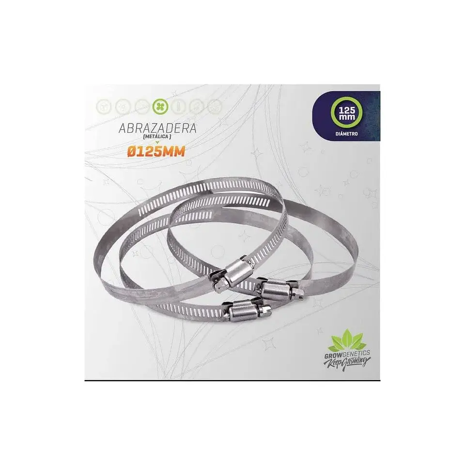Abrazadera Metalica -Grow Genetics (100/125/150 MM) 2