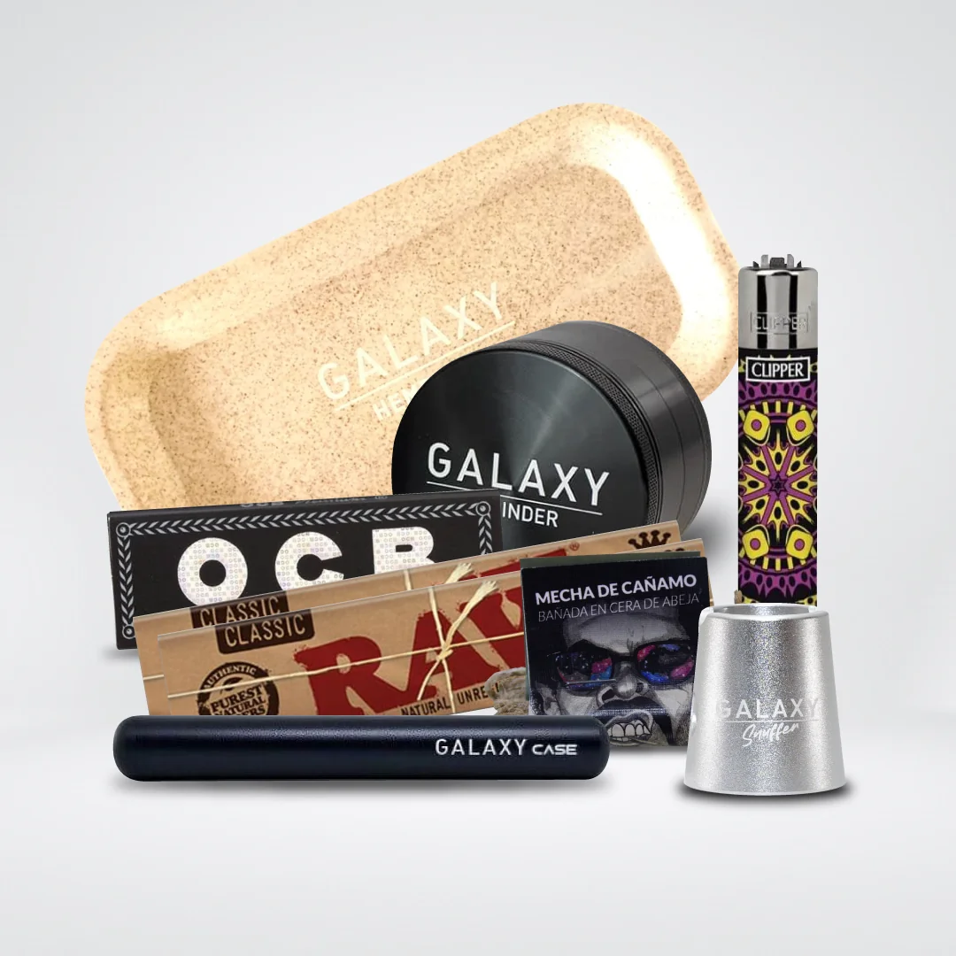 Pack Moledor Aluminio Pro Blue 38Mm - Galaxy 4