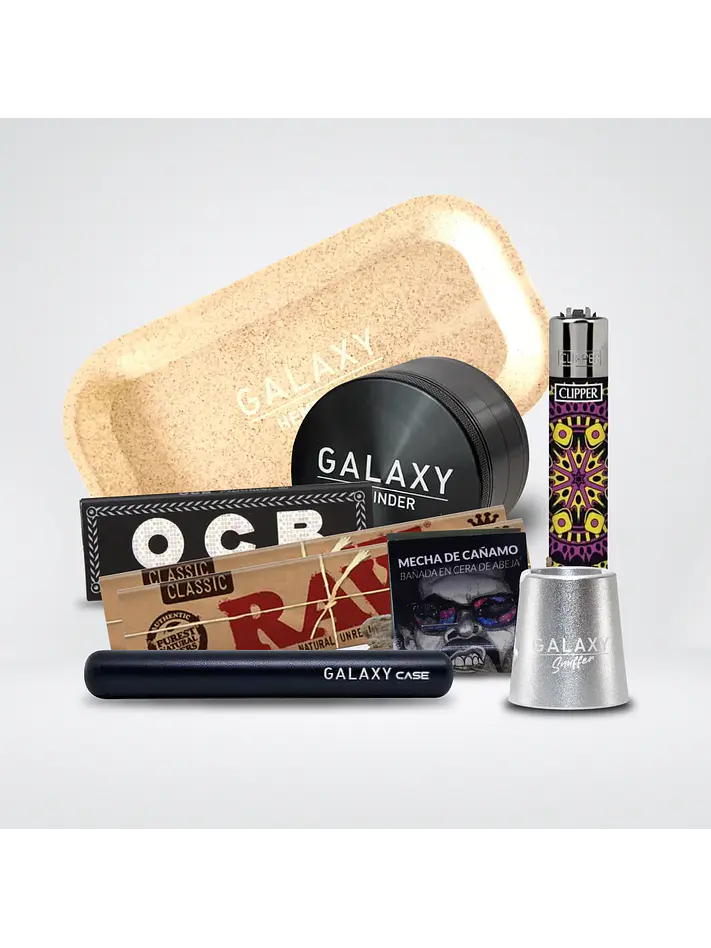 Pack Moledor Aluminio Pro Blue 38Mm - Galaxy 4
