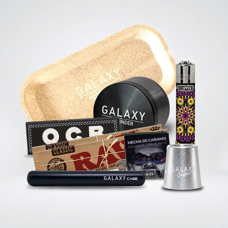 Pack Moledor Aluminio Pro Blue 38Mm - Galaxy 4