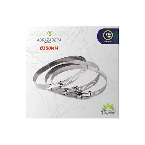Abrazadera Metalica -Grow Genetics