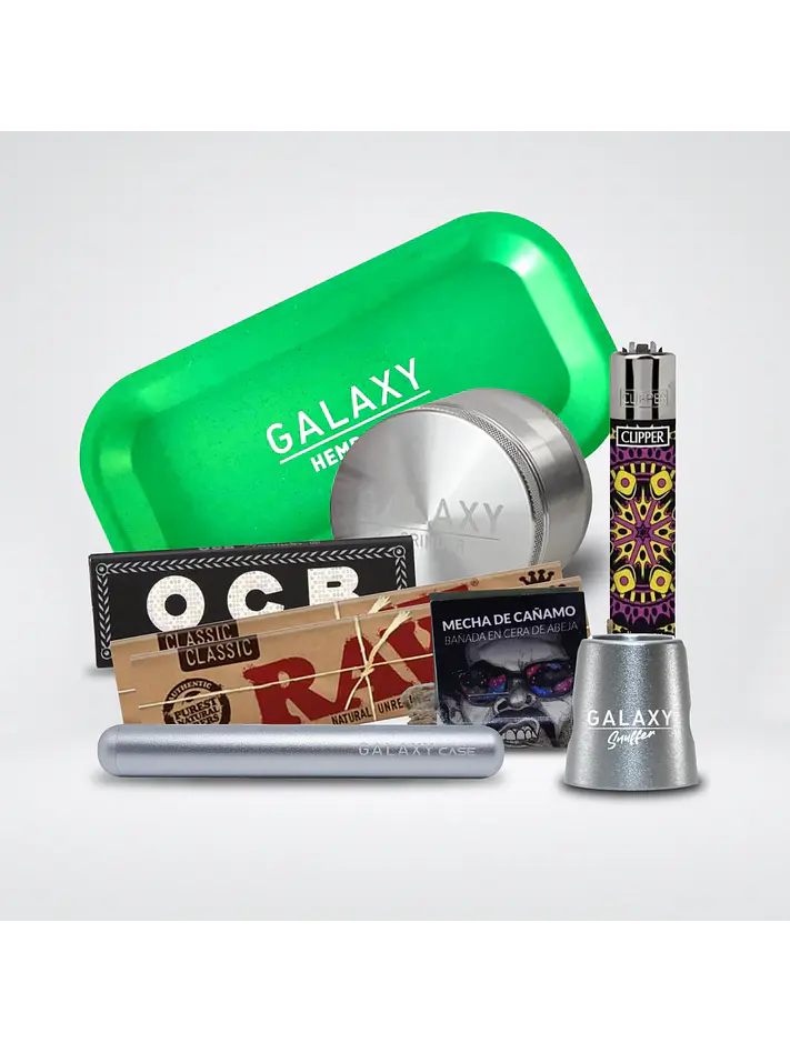 Pack Moledor Aluminio Pro Blue 38Mm - Galaxy 5