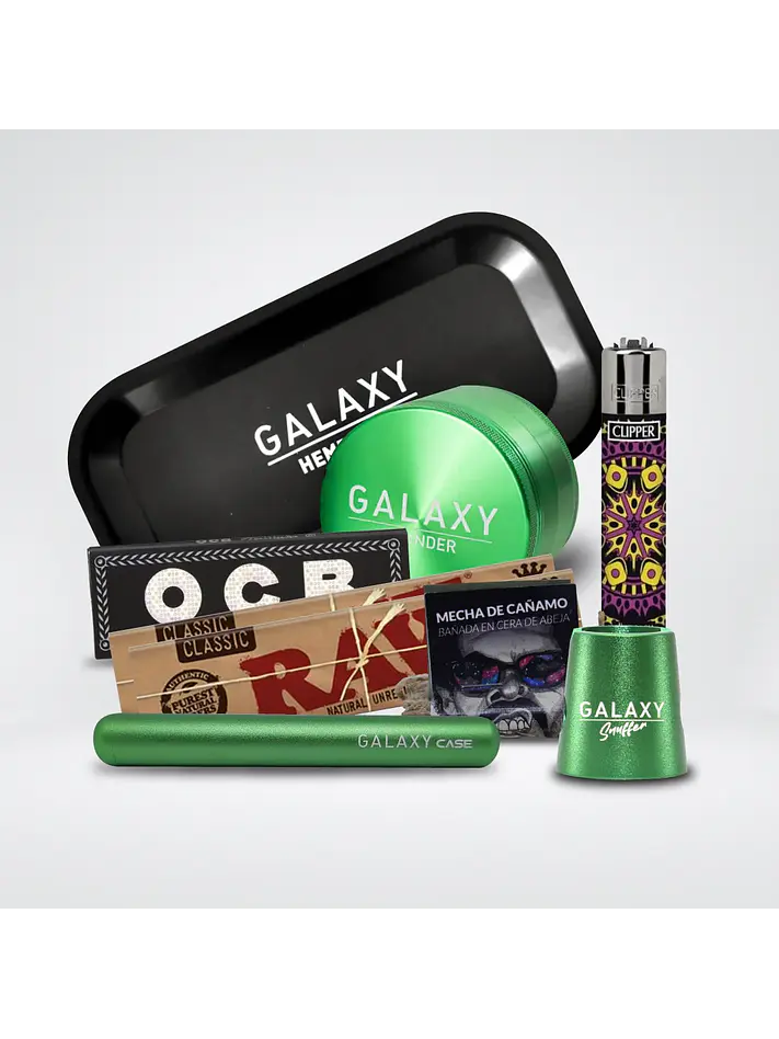 Pack Moledor Aluminio Pro Blue 38Mm - Galaxy 7