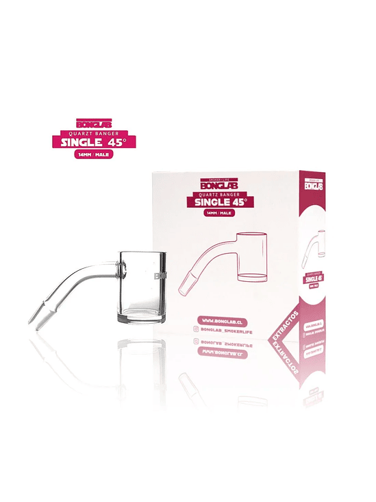Banger Cuarzo Simple 45 Grados 10Mm-Bonglab 2