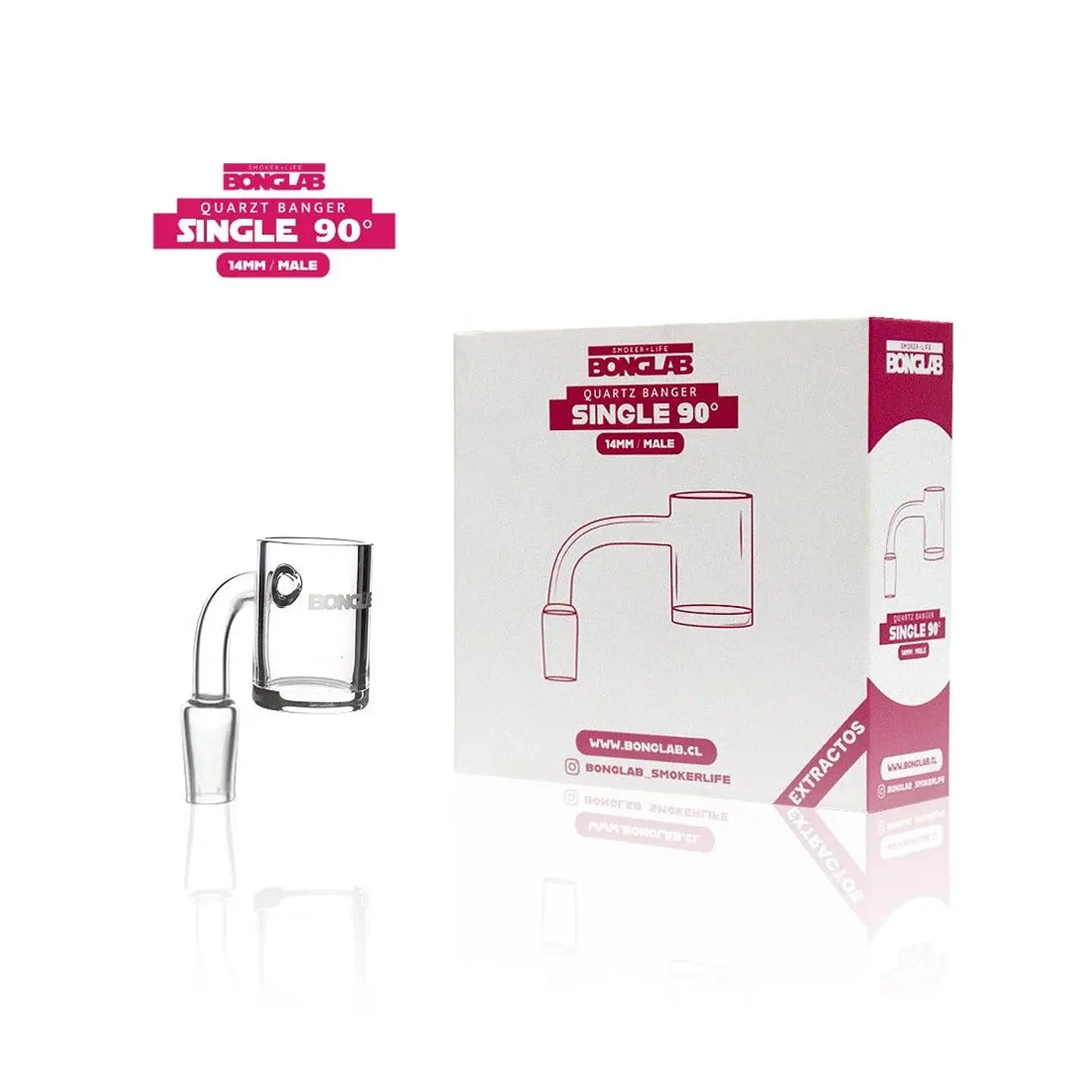 Banger Cuarzo Simple 90 Grados -Bonglab 2