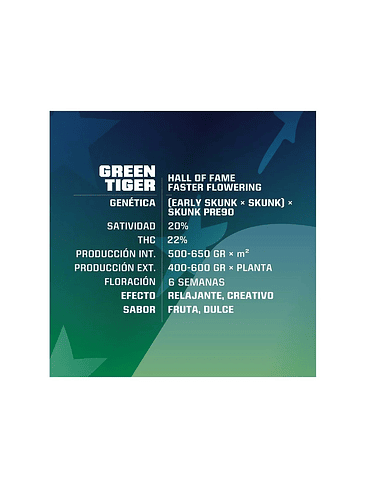 Green Tiger Fast Fem X2-Bsf 3