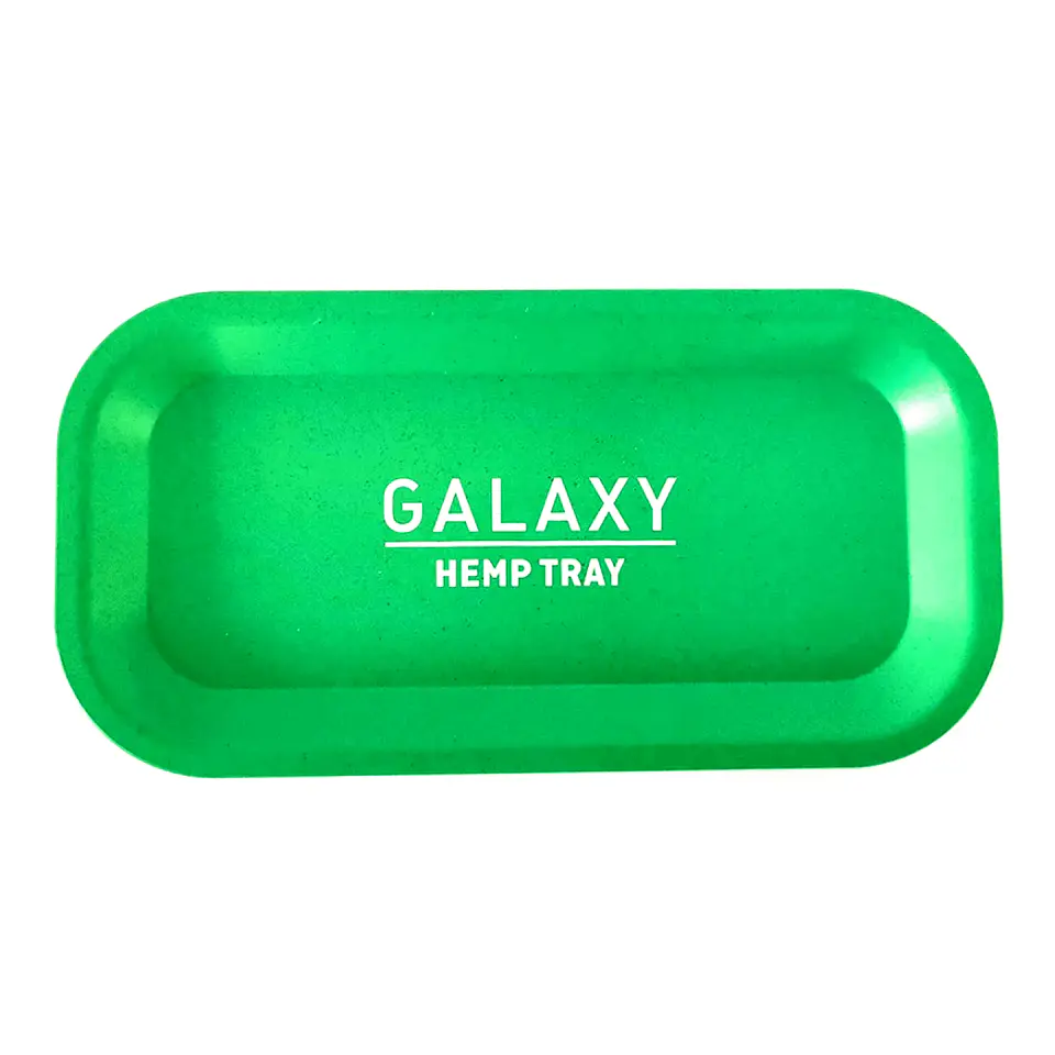 Biodegradable Blue Hemp Rolling Tray-Galaxy 5