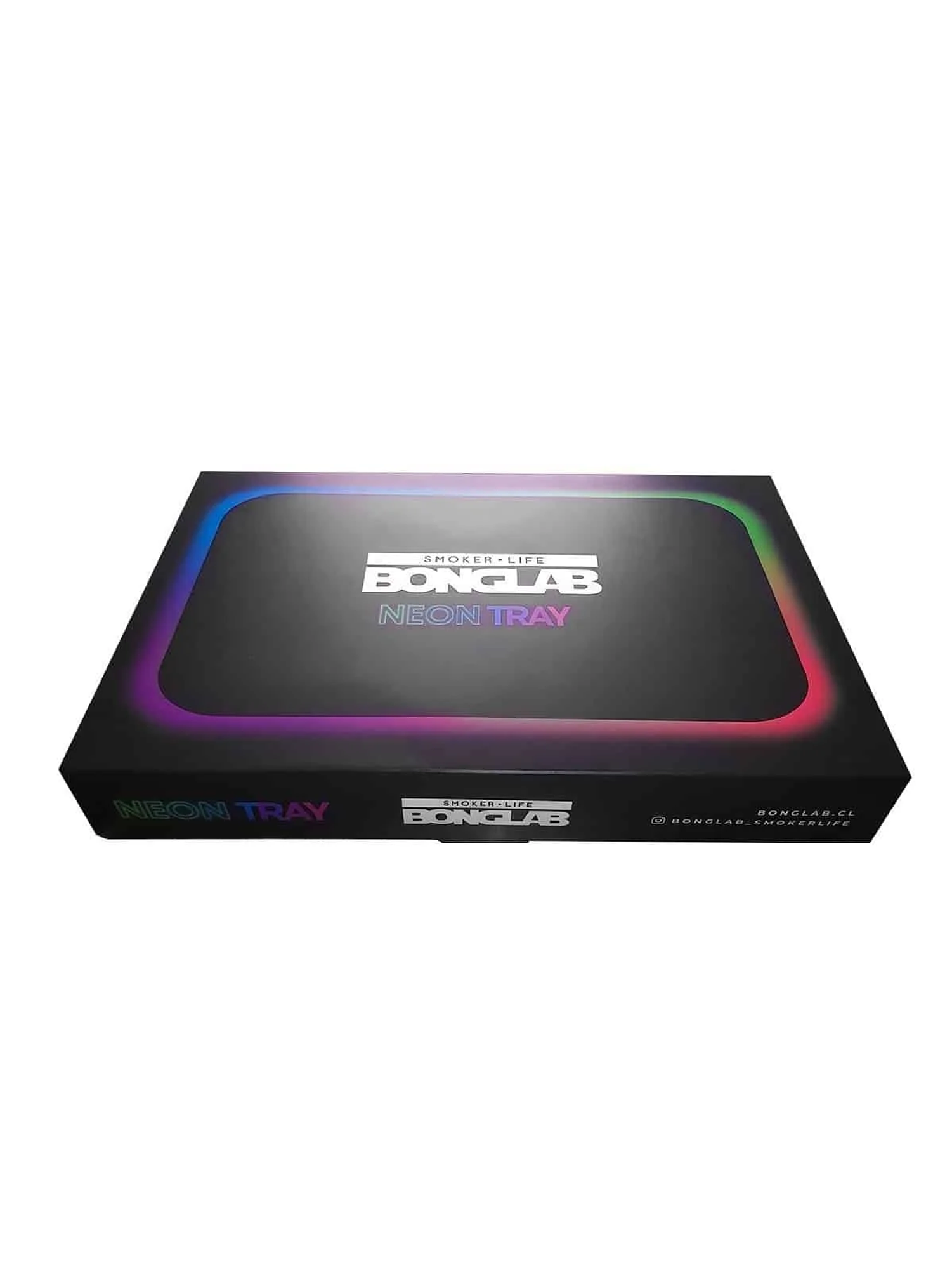 Neon Tray Bandeja Enrolado Led Azul-Bonglab 4