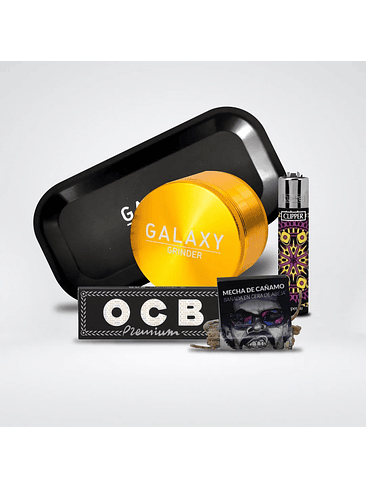 Pack Moledor Aluminio Blue 55Mm - Galaxy 2