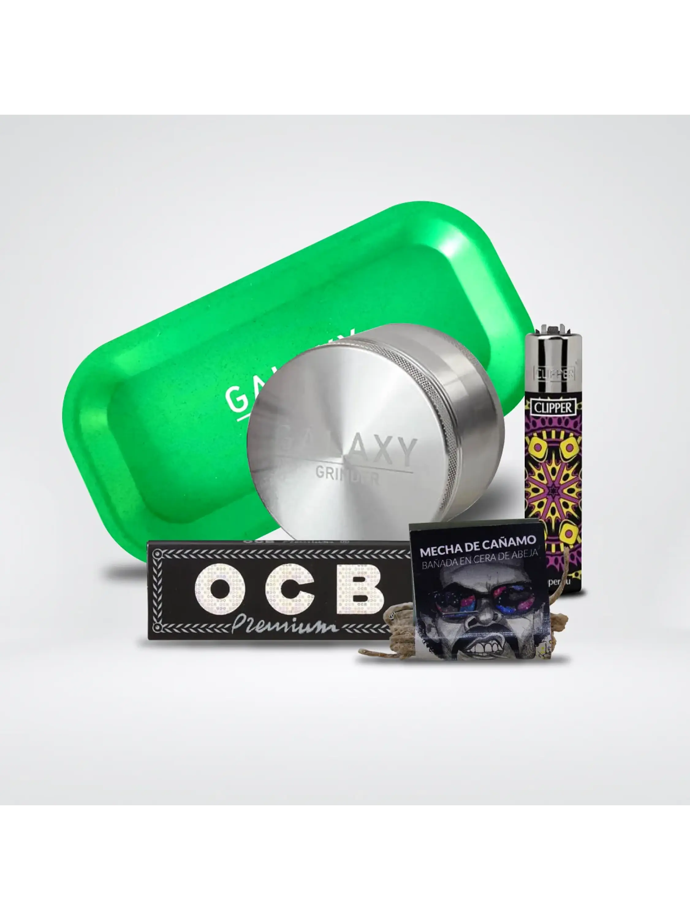 Pack Moledor Aluminio Blue 55Mm - Galaxy 5