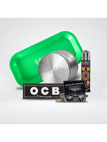 Pack Moledor Aluminio Blue 55Mm - Galaxy 5