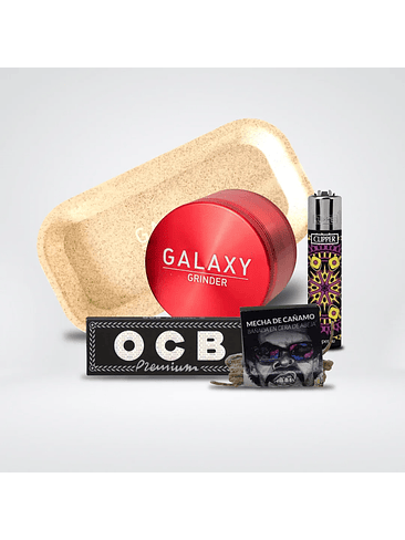 Pack Moledor Aluminio Blue 55Mm - Galaxy 6