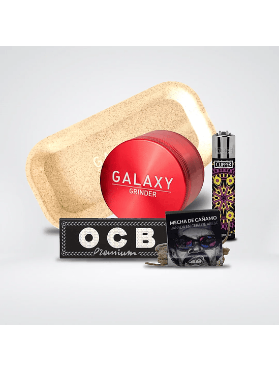 Pack Moledor Aluminio Blue 55Mm - Galaxy 6