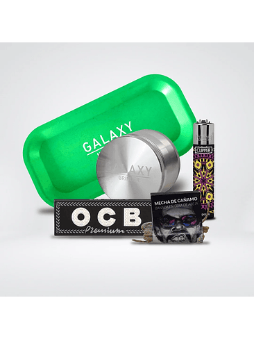 Pack Moledor Aluminio Blue 38Mm - Galaxy 5