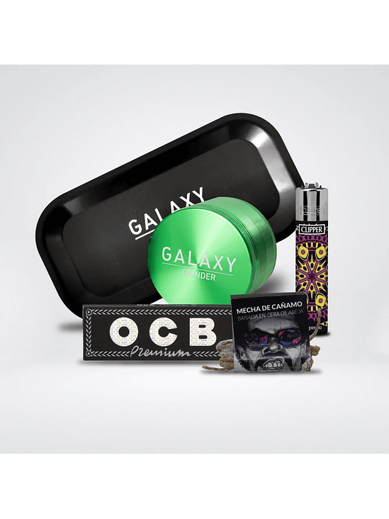 Pack Moledor Aluminio Blue 38Mm - Galaxy 7