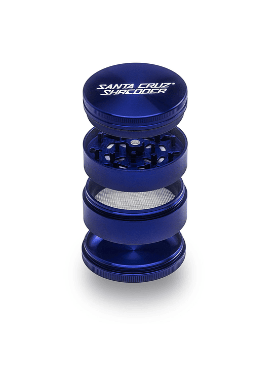 Moledor Aluminio Grande 4P Blue-Santa Cruz 4