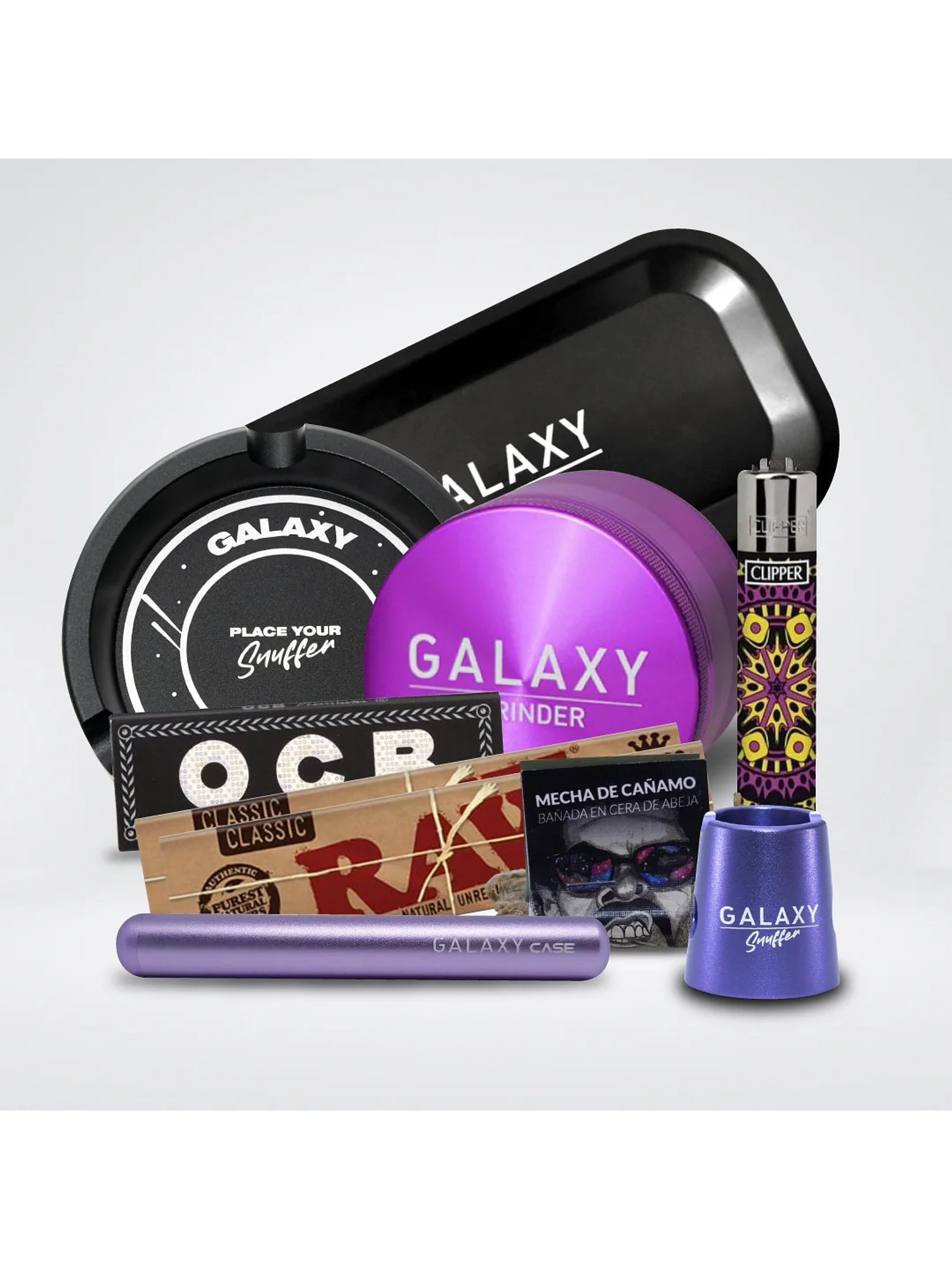 Pack Moledor Aluminio Experto Blue 63Mm - Galaxy 3