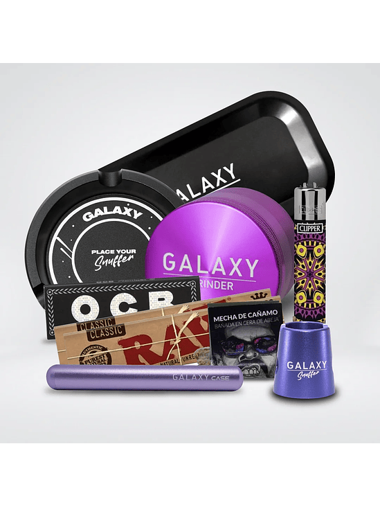 Pack Moledor Aluminio Experto Blue 63Mm - Galaxy 3