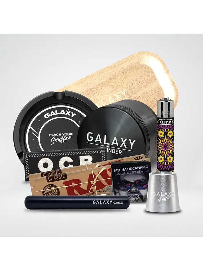 Pack Moledor Aluminio Experto Blue 63Mm - Galaxy 4
