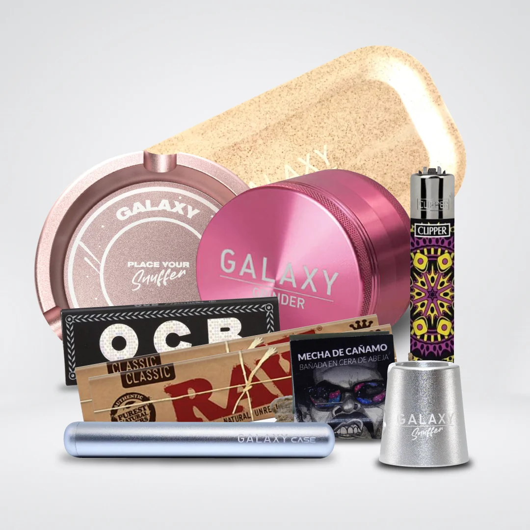 Pack Moledor Aluminio Experto Blue 63Mm - Galaxy 7