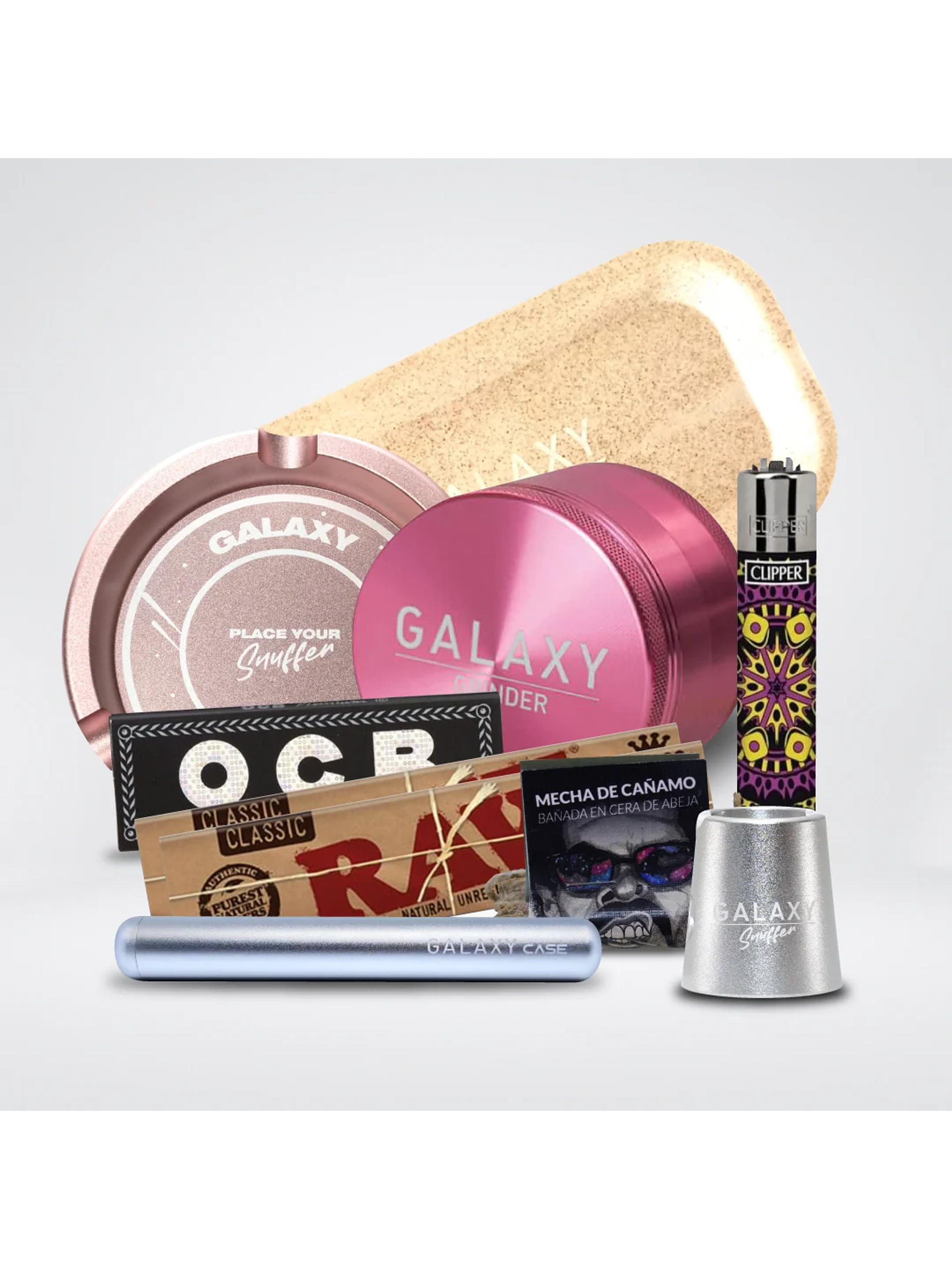 Pack Moledor Aluminio Experto Blue 63Mm - Galaxy 7