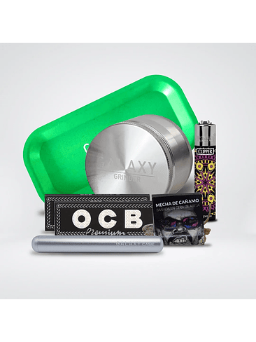 Pack Moledor Aluminio Case Gold 63Mm- Galaxy 4