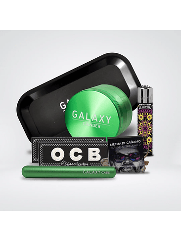 Pack Moledor Aluminio Case Azul 55Mm -Galaxy 8