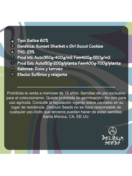 Gelato Fruits Auto X1-Delirium Seeds 3