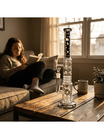 The Trash Clear Black Big Logo-Bonglab 4