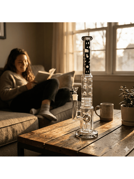 The Trash Clear Black Big Logo-Bonglab 4