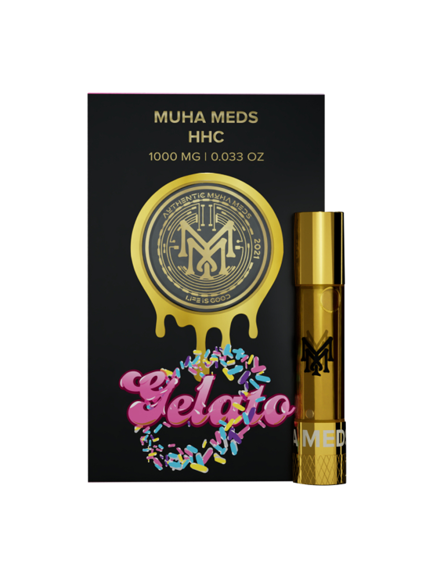 Cartridge Muha Meds 0,8Ml Gelato-Muha Meds 1