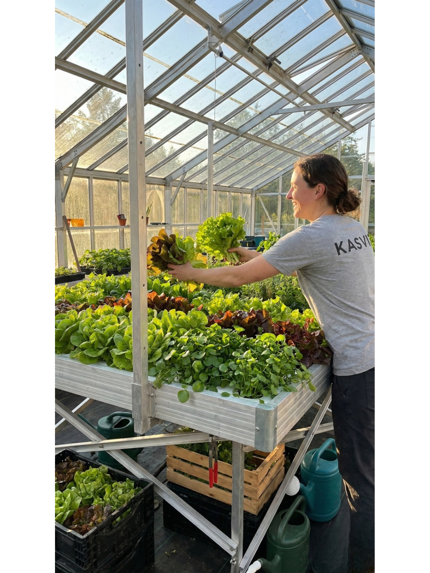 Mesa De Cultivo Con Ruedas 120X240- Kasvi 3