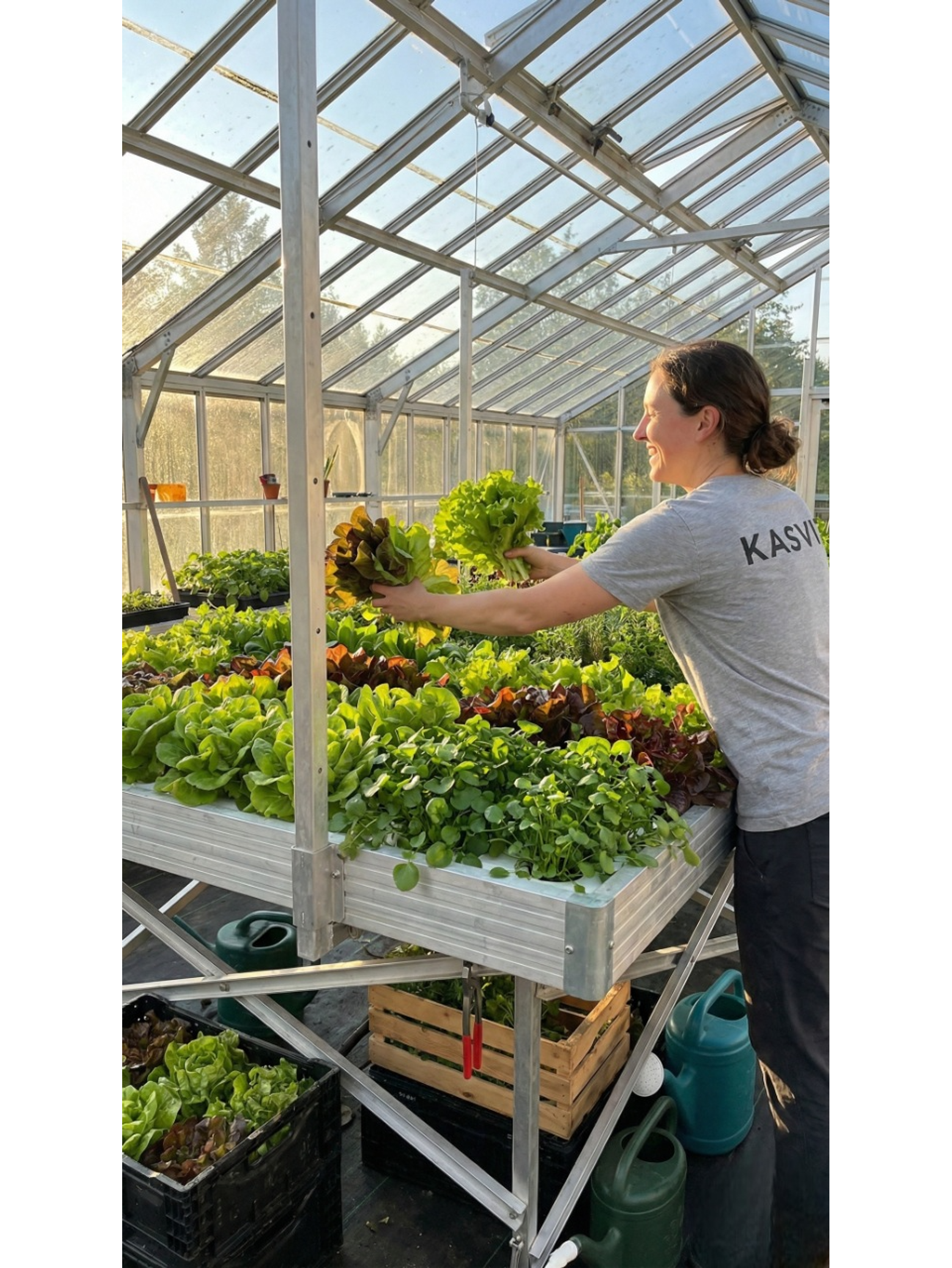 Mesa De Cultivo Con Ruedas 120X240- Kasvi 3