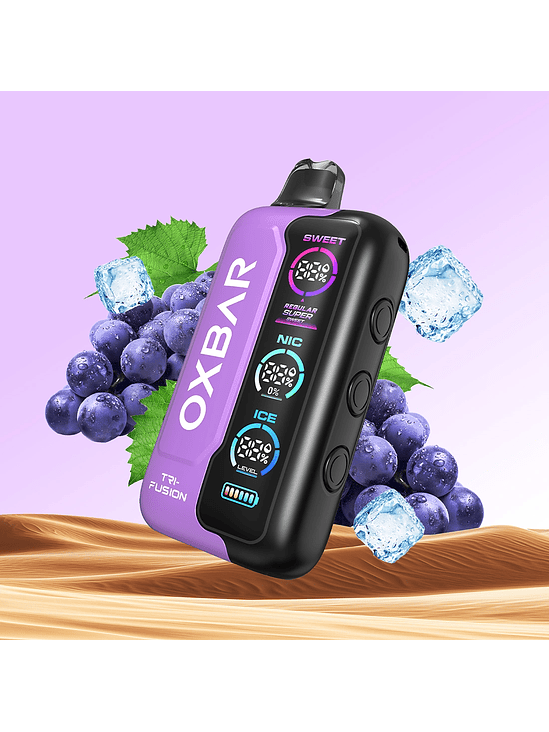VAPORIZADOR TRIFUSION 45K GRAPE ICE-OXBAR 1