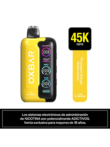 VAPORIZADOR TRIFUSION 45K PINEAPPLE MANGO WATERMELON-OXBAR 2