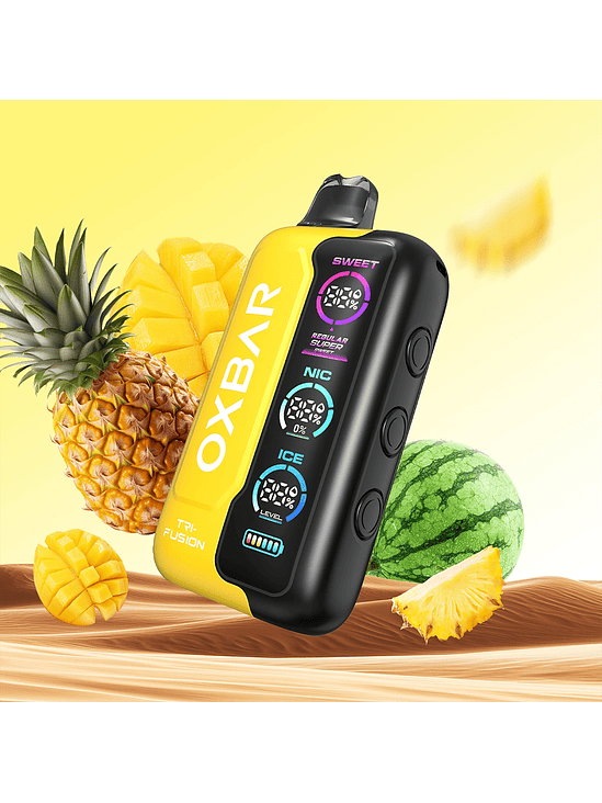 VAPORIZADOR TRIFUSION 45K PINEAPPLE MANGO WATERMELON-OXBAR 1