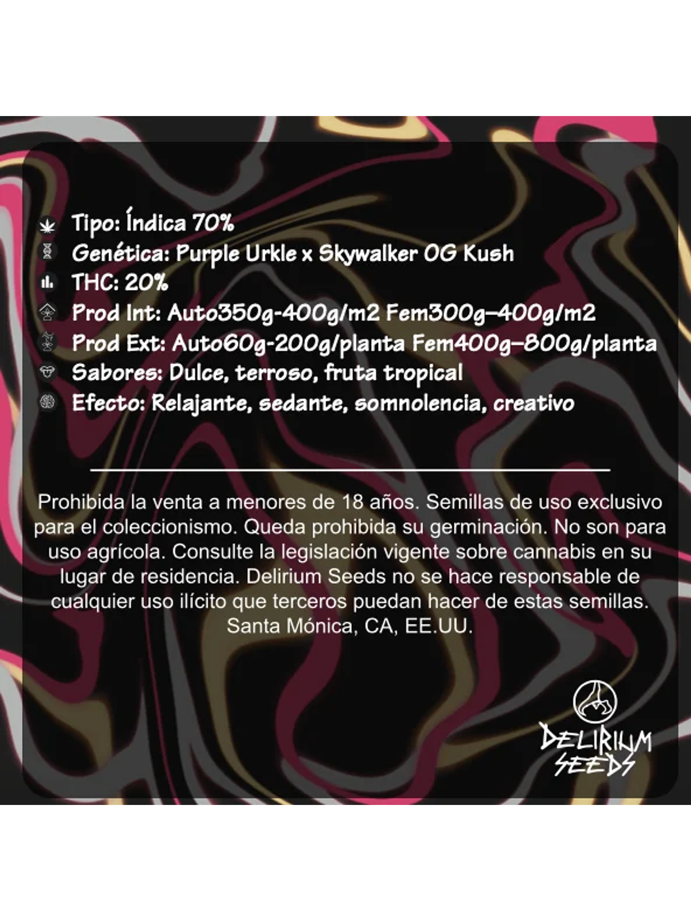 Red Rapper Auto -Delirium Seeds (X2/X1) 4