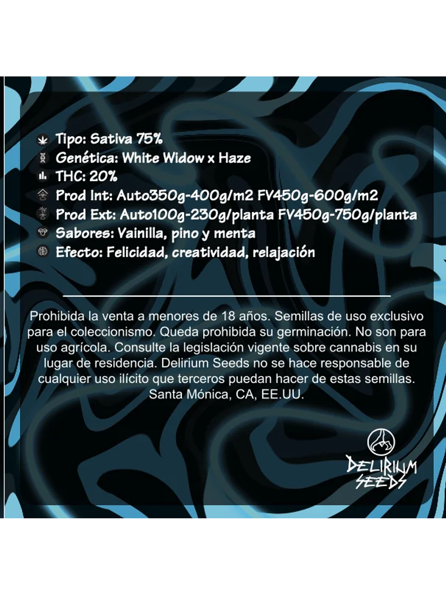 Delirium Moby Fast Version -Delirium Seeds (X4/X1) 4