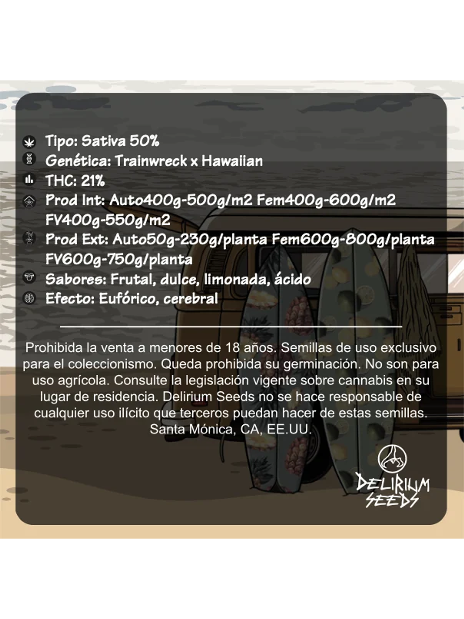 Pineapple Rime Line Fast Version -Delirium Seeds (X4/X1) 4