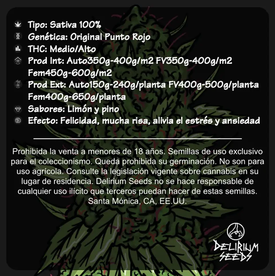Punto Rojo Fast Version -Delirium Seeds (X100/X4/X2/X1) 9