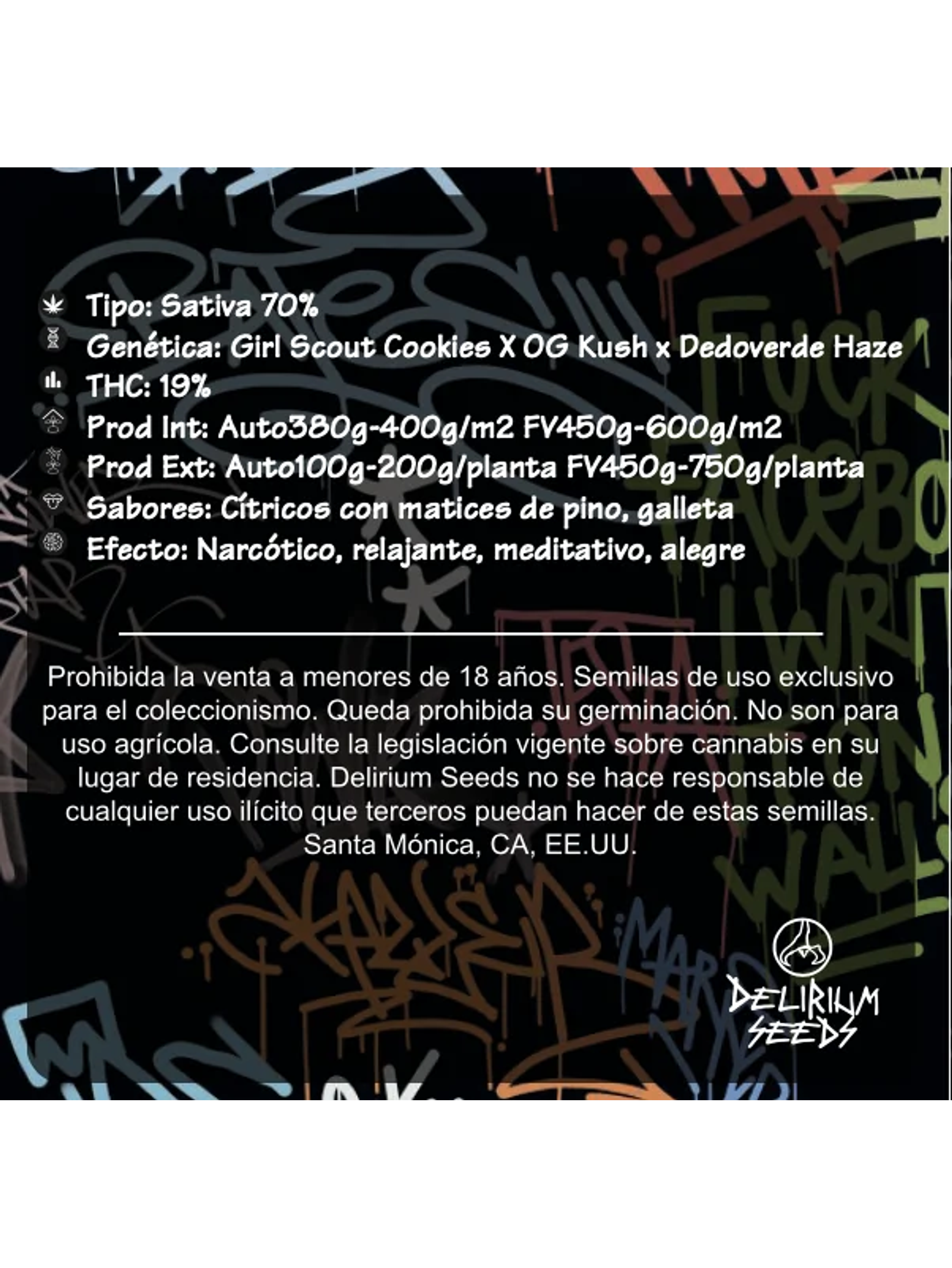 Cookies Cream Auto -Delirium Seeds (X2/X1) 4