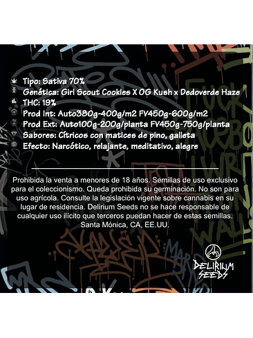 Cookies Cream Auto X2-Delirium Seeds 4