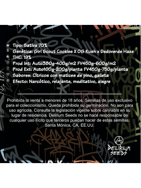 Cookies Cream Auto X2-Delirium Seeds 4