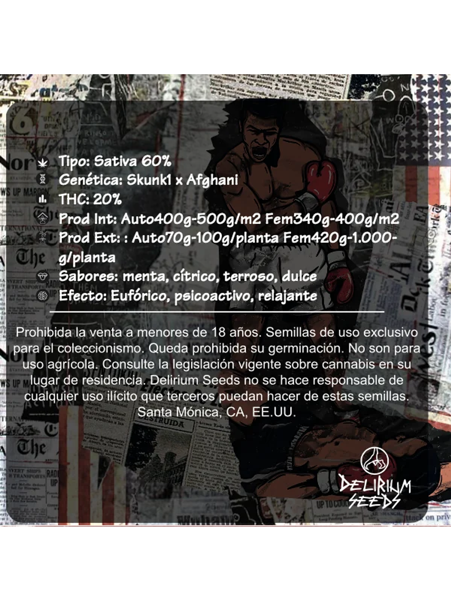 Skunk Pop Culture Auto -Delirium Seeds (X4/X2/X1) 5