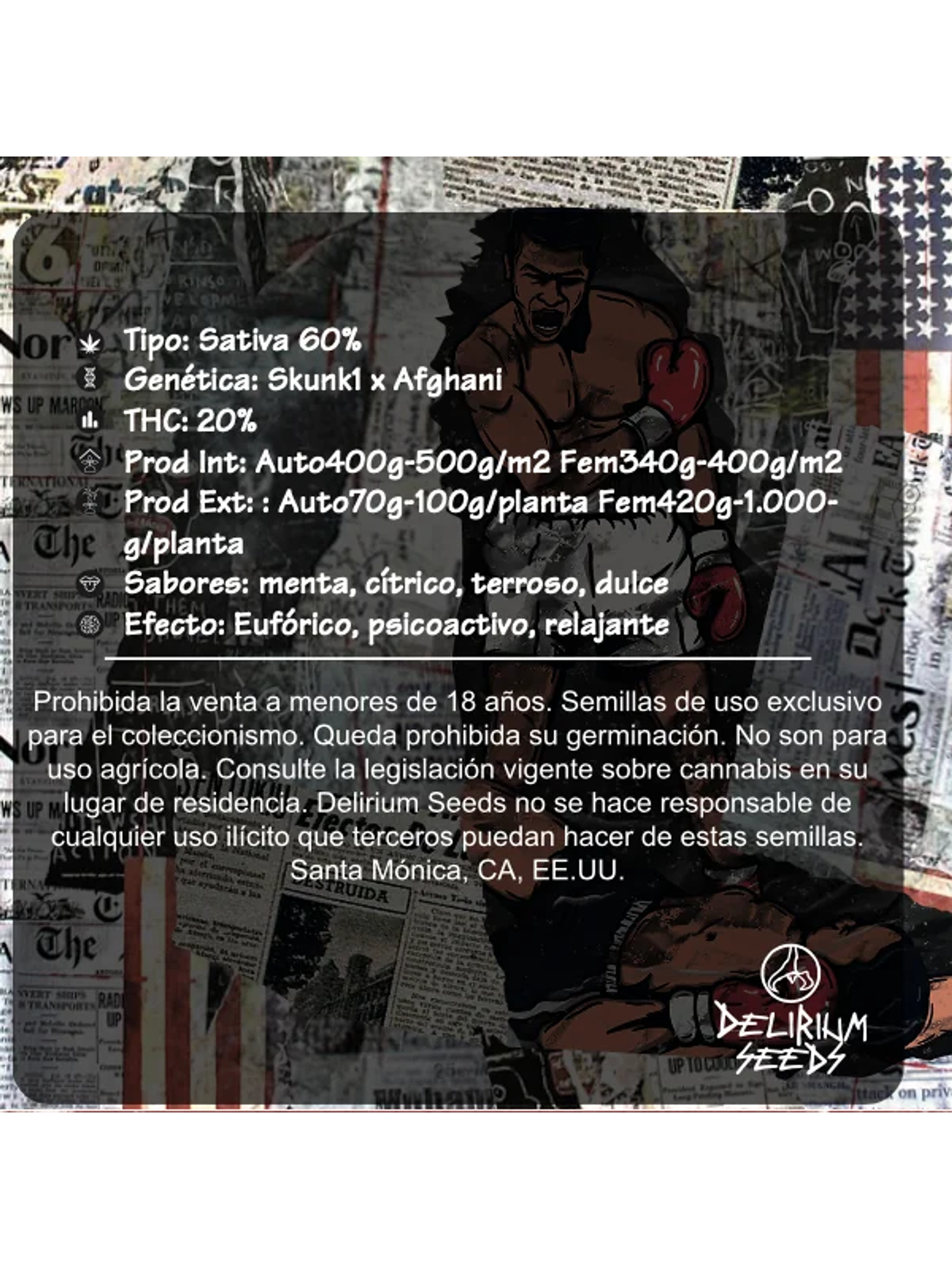 Skunk Pop Culture Auto -Delirium Seeds (X4/X2/X1) 5