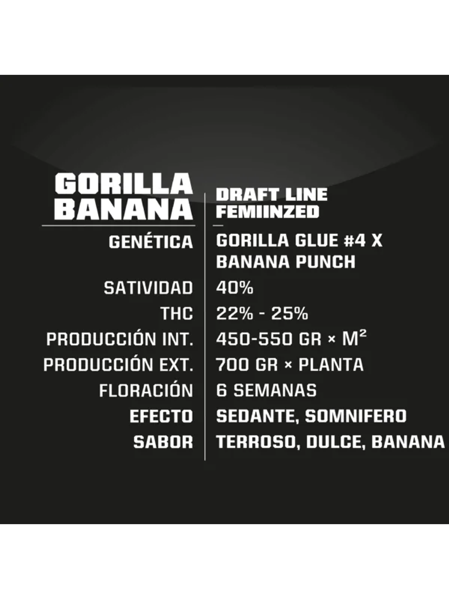 Gorilla Banana Fem -Bsf (X7/X4/X2)  4
