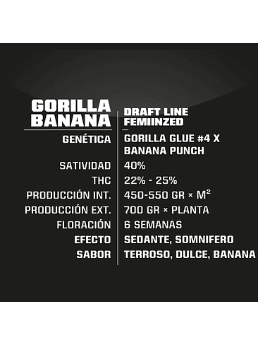 Gorilla Banana Fem -Bsf (X7/X4/X2) 7