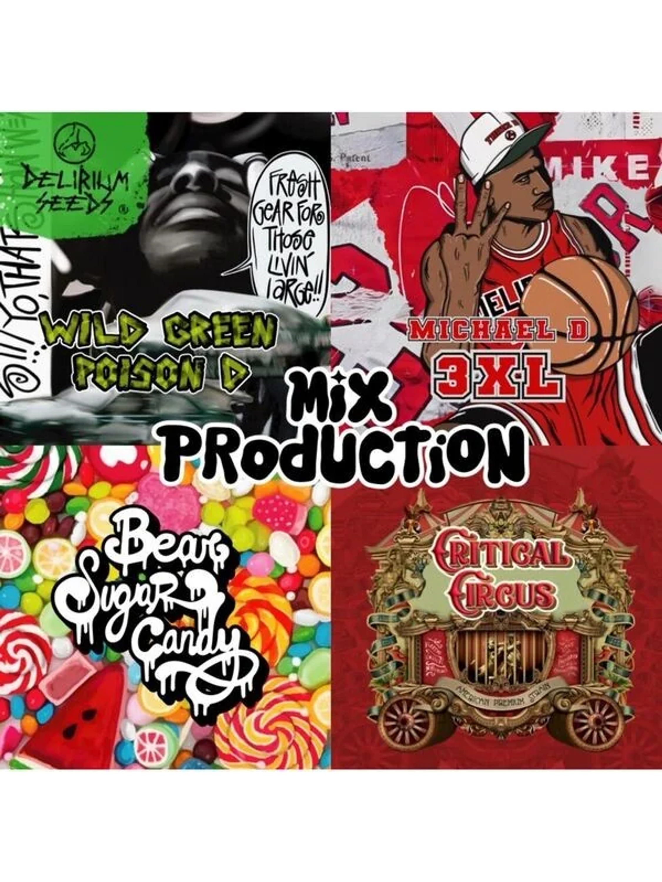 Mix Production Fast -Delirium Seeds (X14/X8/X4) 2